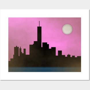 New York City Skyline Posters and Art